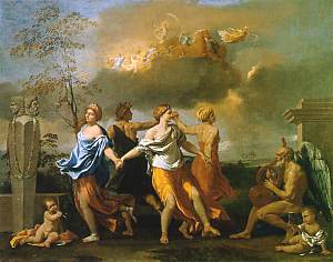 The dance to the music of time von Nicolas Poussin