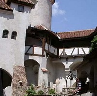 Innnehof Schloss Bran