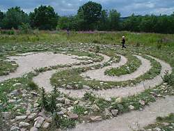 Stein-Labyrinth