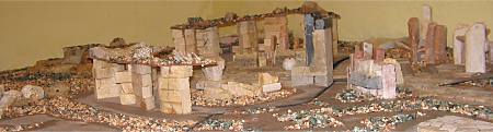 Modell der Ruinen Tarxien in Valetta