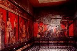 Wandmalerie in Pompeji; entnommen aus: www.unites.uqam.ca